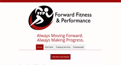 Desktop Screenshot of forwardfitnessperformance.com